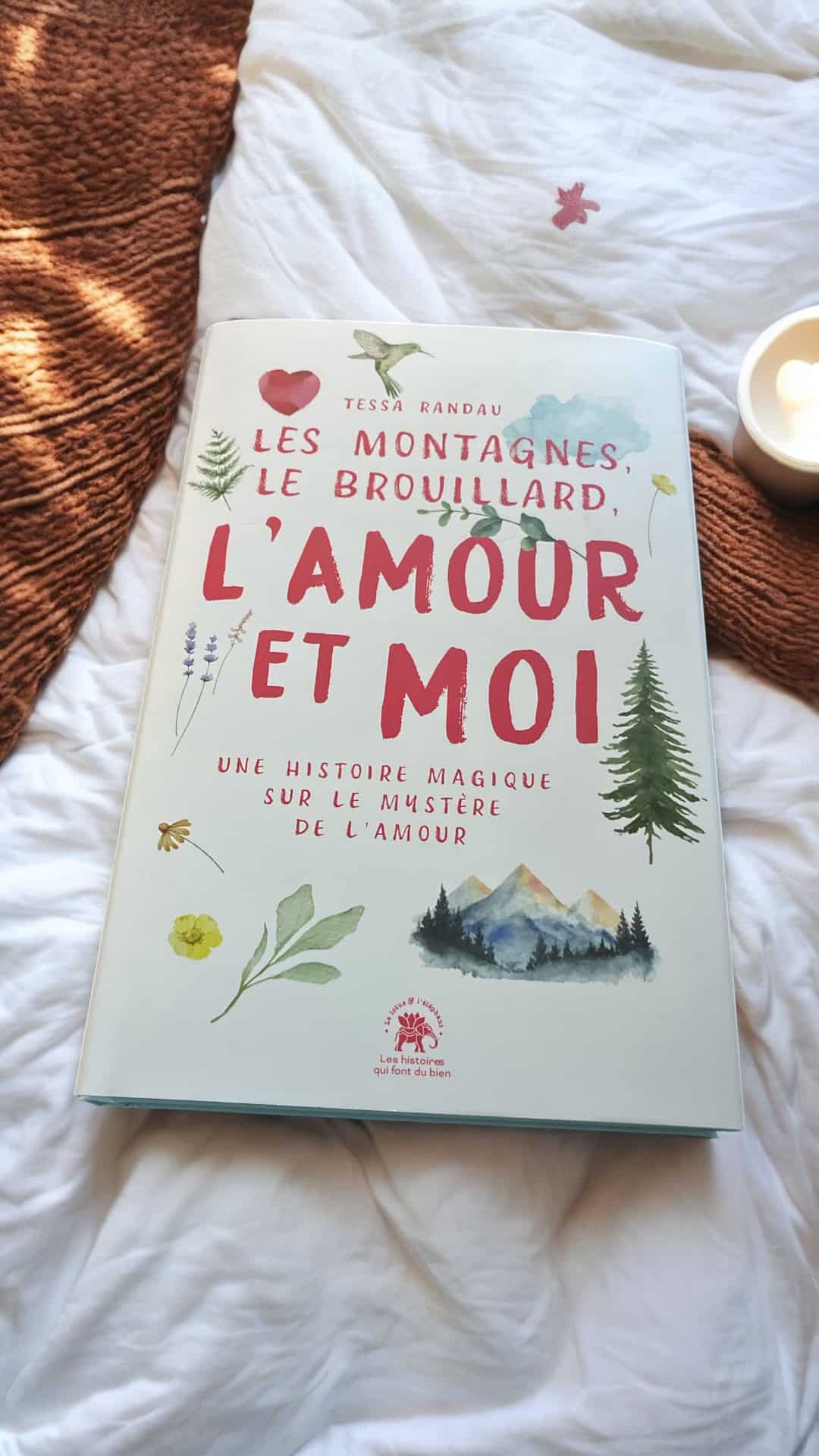 Couverture du roman les montagnes, le brouillard, l'amour et moi