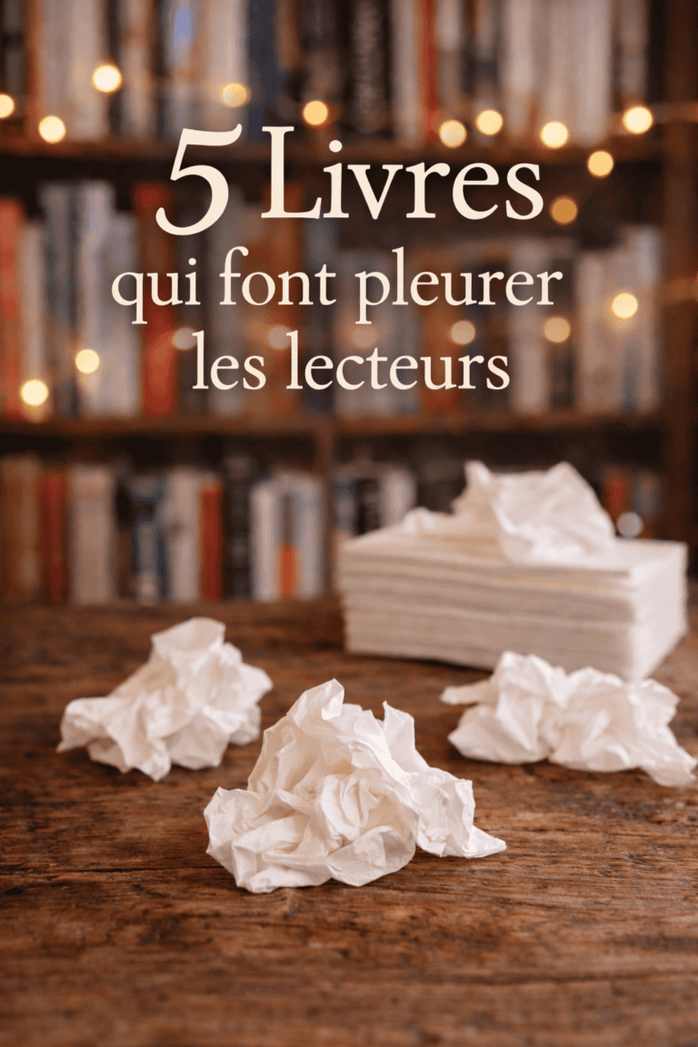 5 livres qui font pleurer les lecteurs